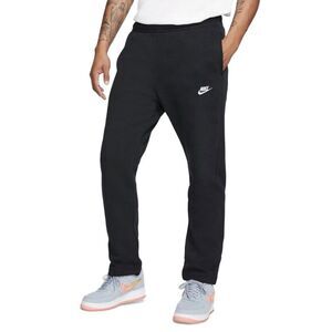 Nike Sportswear Club Fleece Sweatpants Men’s XL Black Straight Leg Swoosh Logo